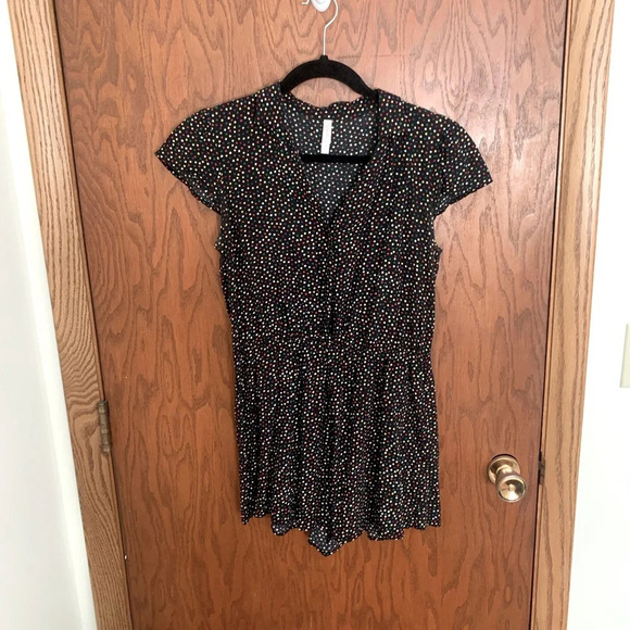 Xhilaration Pants - Xhilaration Polka Dot Romper